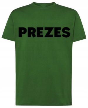 PREZES T-shirt Męski Prezent Rozm.3XL