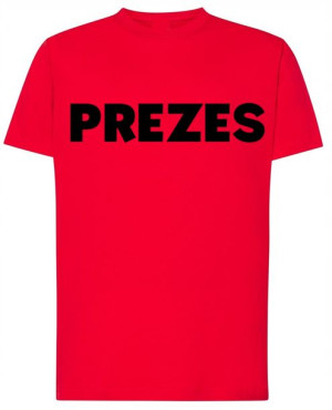 PREZES T-shirt Męski Prezent Rozm.XL
