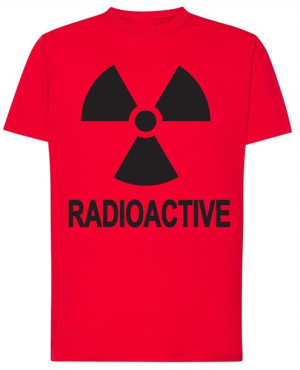 Radioactive Strefa Skażenia T-shirt Modny Rozm.4XL