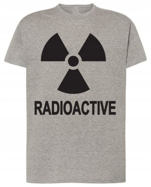 Radioactive Strefa Skażenia T-shirt Modny Rozm.5XL