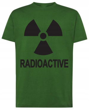 Radioactive Strefa Skażenia T-shirt Modny Rozm.5XL
