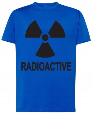 Radioactive Strefa Skażenia T-shirt Modny Rozm.XS