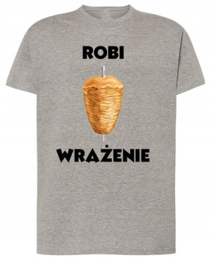 Robi Wrażenie T-shirt Kebab TikTok Rozm.XL