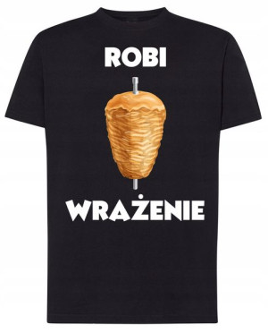 Robi Wrażenie T-shirt Kebab TikTok Rozm.XL