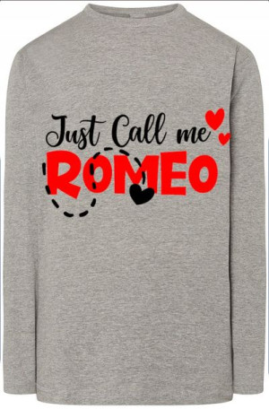 Romeo Bluza Longsleeve Walentynki Modna r.S