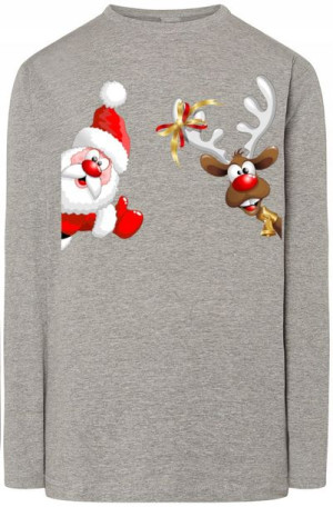 Rudolf Mikołaj Świąteczna Bluza Longsleeve r.4XL