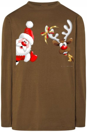 Rudolf Mikołaj Świąteczna Bluza Longsleeve r.S