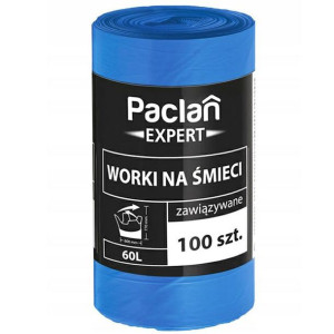 Paclan Expert Worki Na Śmieci Wiązane 60l 100 Szt.