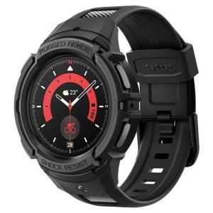 Pasek Do Galaxy Watch 5 Pro Spigen Rugged Armor ”pro” Czarne
