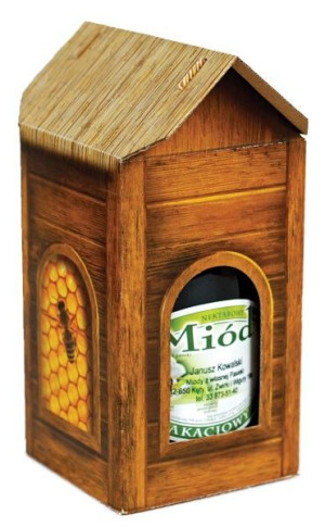 Pudełko na 1 słoik 500 ml lub 720 ml (10szt) - wzór P7B