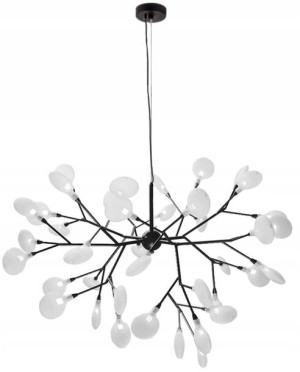 Lampa Sufitowa Wisząca Drzewko 27 G4 Black White