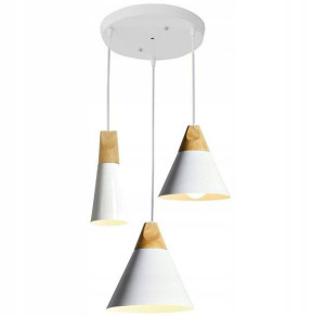 Lampa Wisząca Sufitowa Skandi 3 CP Kolory Biała