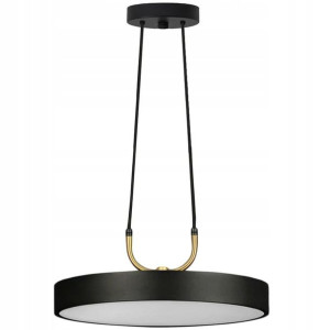 Lampa Sufitowa Wisząca Round Led Czarna 30 Cm
