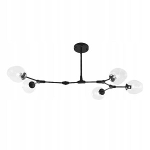 Lampa Sufitowa App504 Żyrandol Szklane Kule Czarna