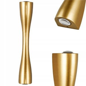 Lampa Ścienna Kinkiet Metalowa Złota Gold