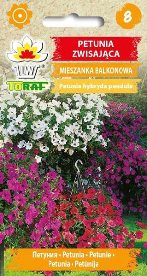 Toraf Kwiaty Patunia zwisająca Mix Balkonowy 0,3g