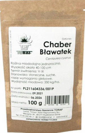 Toraf Nasiona Chaber Bławatek 100g