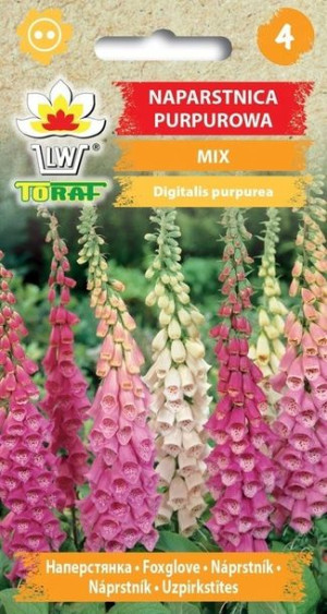 Toraf Nasiona Naparstnica purpurowa mix 0,5g