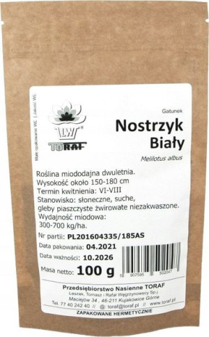 Toraf Nasiona Nostrzyk Biały 100g