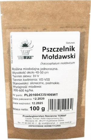 Toraf Nasiona Pszczelnik mołdawski 100g