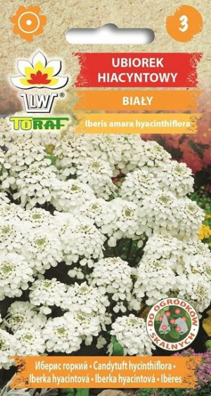 Toraf Nasiona Ubiorek hiacyntowy - biały 0,5g