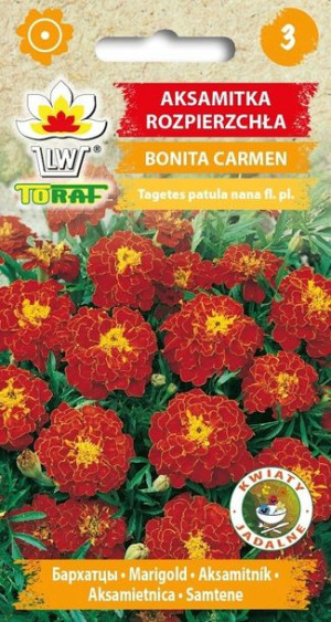 Toraf Nasiona Aksamitka Bonita Carmen 1 g