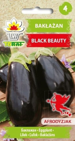 Toraf Nasiona Bakłażan Black Beauty 1g