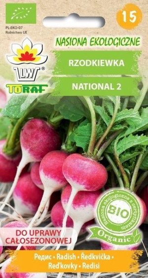 Toraf Nasiona BIO Rzodkiewka National 2 5g