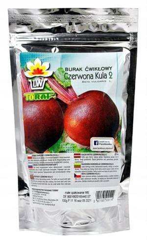 Toraf Nasiona Burak Czerwona Kula 100g Duże opk.