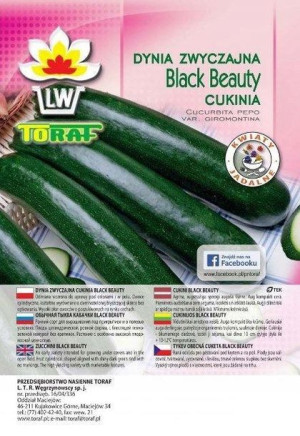 Toraf Nasiona Cukinia Black Beauty 100g Duże opk.
