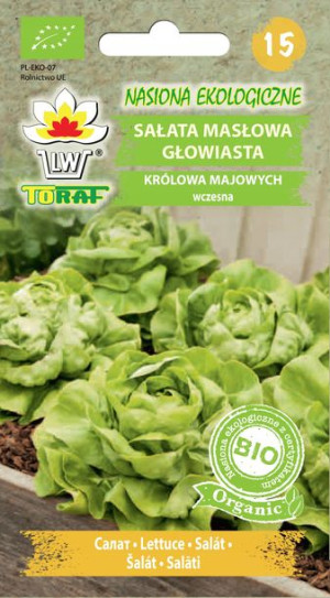 Toraf Nasiona Eko. Sałata Królowa Majowych BIO 1g