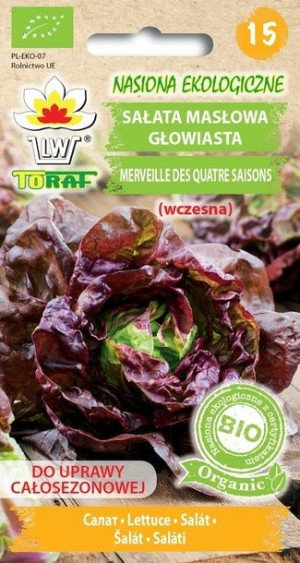 Toraf Nasiona Ekologiczne Sałata Merveille 1g BIO