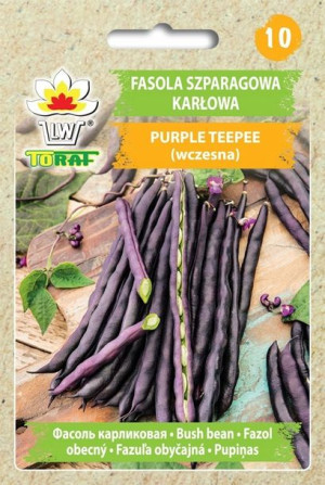 Toraf Nasiona Fasola szparagowa Purple Teepee 30g