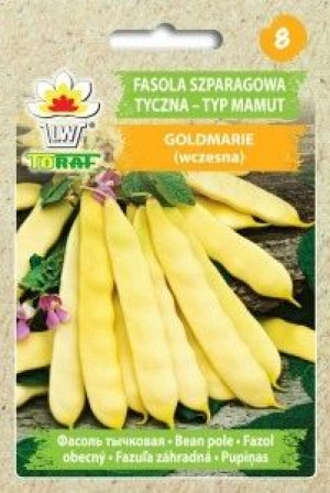 Toraf Nasiona Fasola szparagowa tyczna Goldmarie