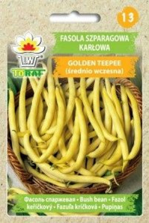 Toraf Nasiona Fasola szparagowa żółta Golden Teepe