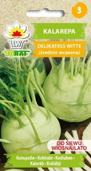 Toraf Nasiona Kalarepa Delikatess Witte 2g
