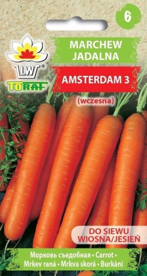 Toraf Nasiona Marchew jadalna Amsterdam 3 5g