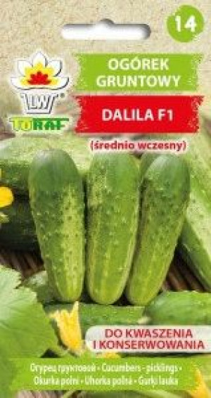Toraf Nasiona Ogórek gruntowy DALILA F1 5g