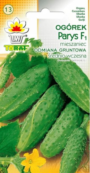 Toraf Nasiona OGÓREK GRUNTOWY PARYS F1 5g