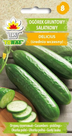 Toraf Nasiona Ogórek sałatkowy gruntowy DELICIUS