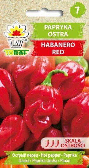 Toraf Nasiona Papryka ostra Habanero Red 0,2g
