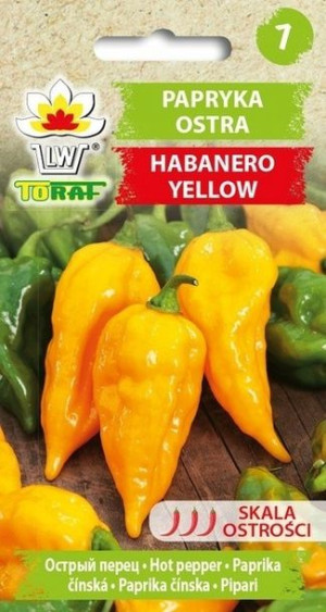 Toraf Nasiona Papryka ostra Habanero Yellow 0,2g