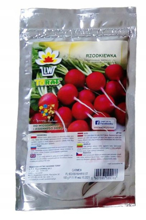 Toraf Nasiona RZODKIEWKA CARMEN 100g Duże Opk.
