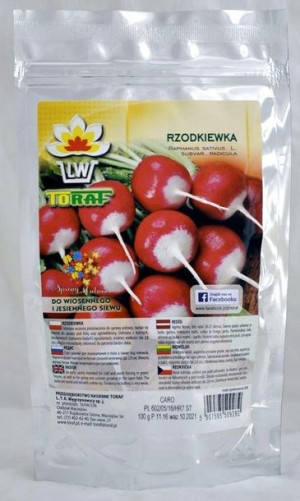 Toraf Nasiona Rzodkiewka Caro 100g Duże Opk.