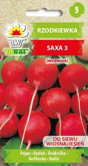 Toraf Nasiona Rzodkiewka Saxa 3 10g