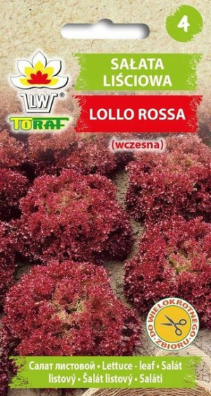 Toraf Nasiona Sałata liściowa Lollo Rossa 1g