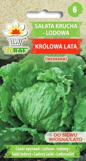 Toraf Nasiona Sałata lodowa Królowa Lata 1g