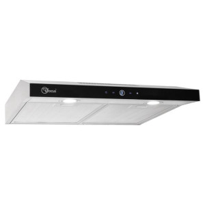 Okap pochłaniacz 50cm Modo Slim Panel dotykowy srebrny podszafkowy 174 m3/h