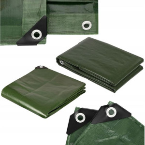 Plandeka 120g Zielona Gruba 2x2 MROZOODPORNA UV+