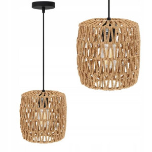 Lampa Sufitowa Wisząca Natrual Boho Rustykalna